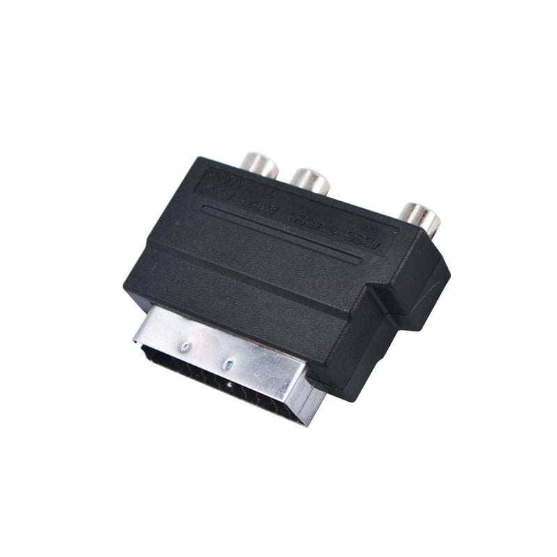 Перехідник SCART to RCA/S-Video з перемикачем