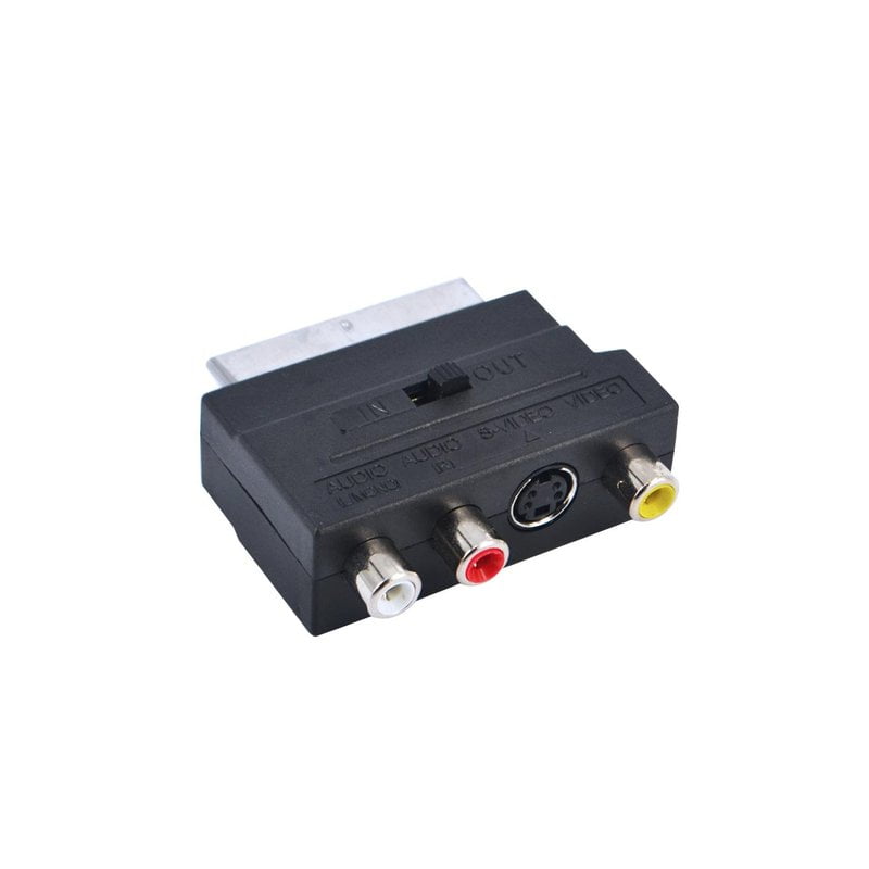 Перехідник SCART to RCA/S-Video з перемикачем