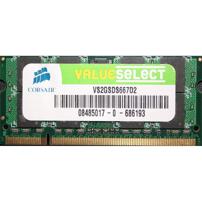 SODIMM DDR2 2 GB 667 MHz (VS2GSDS667D2) Corsair