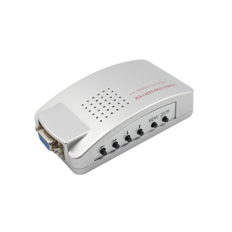 Переходник-конвертер VGA к AV RCA/S-Video; активный