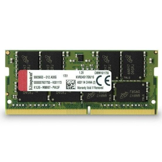SODIMM DDR4 16GB 2400MHz Kingston KVR24S17D8/16