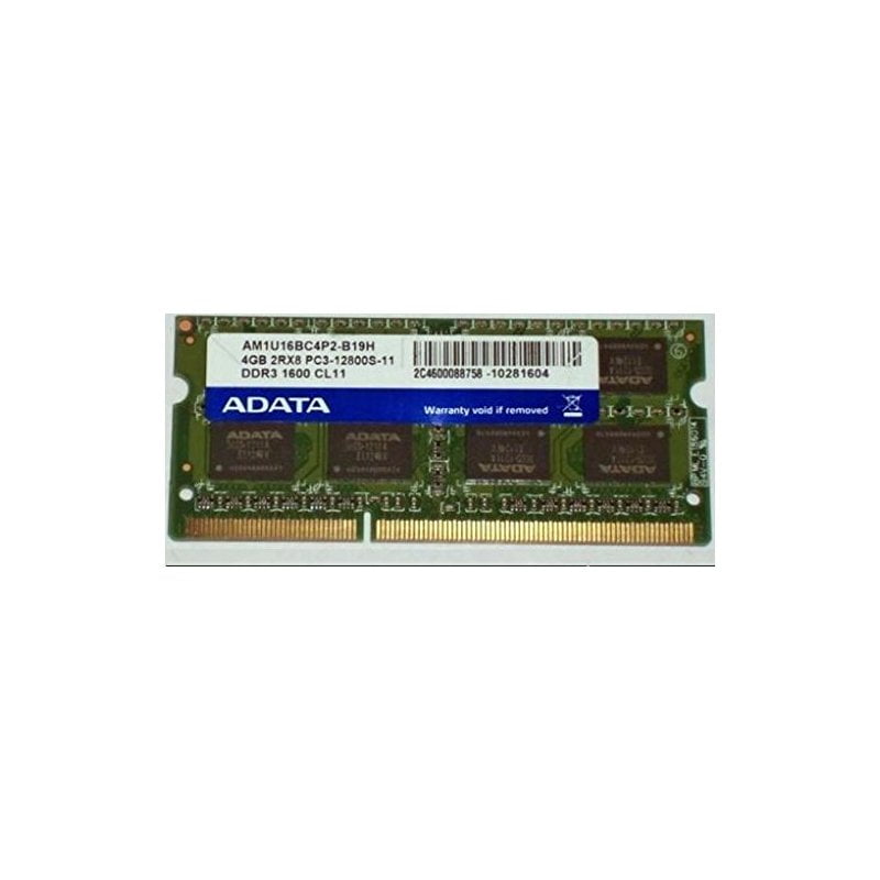 4GB DDR3 SODIMM 1600MHz 1.5V Adata AM1U16BC4P2-B19H