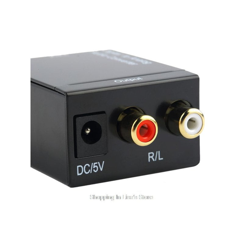 Перехідник аудіо оптика/коаксіал to 2*RCA/ блок живлення 220В/ZC28001