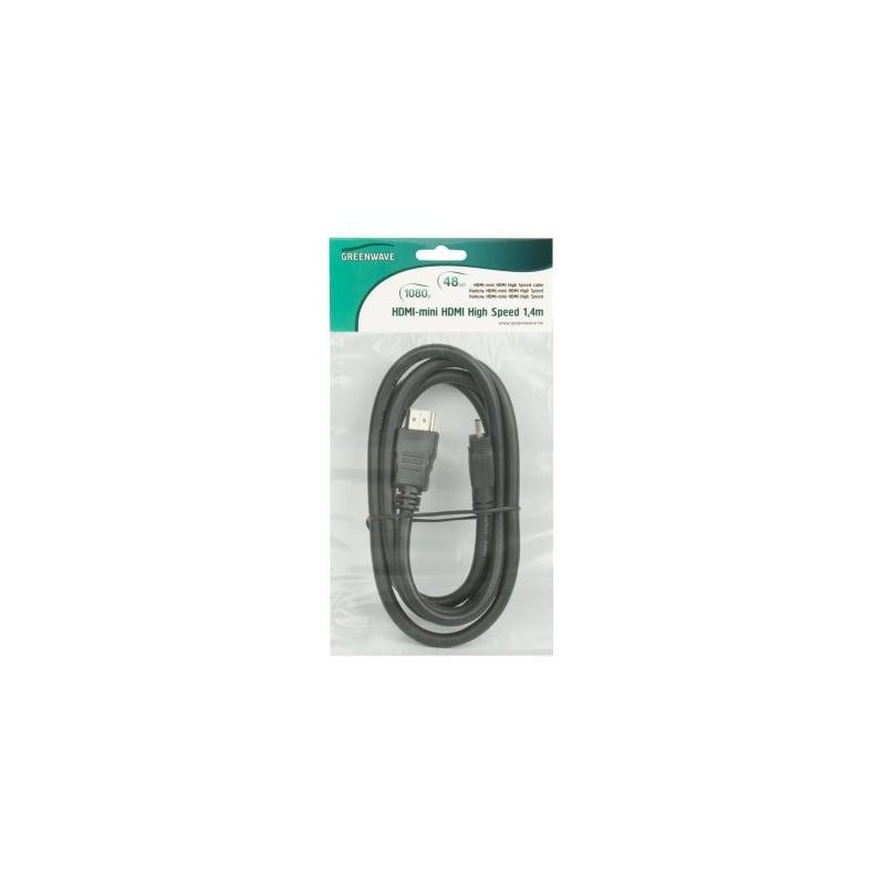 Кабель HDMI A до HDMI C (mini)/1.4m Greenwave (R0004732)