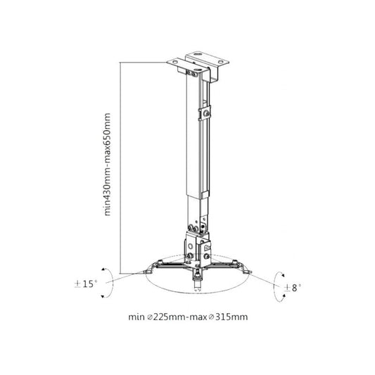 Кронштейн для проектора ITech PRB-15 S