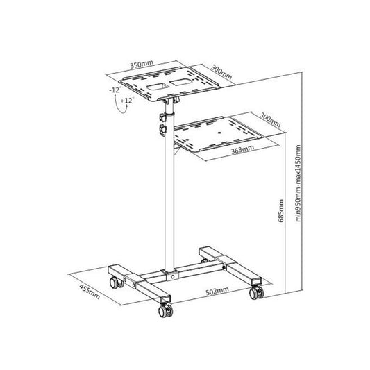 Стіл проекційний ITech TS-8