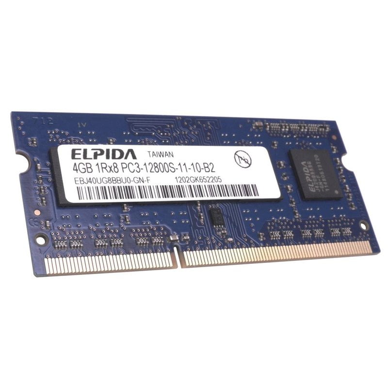 4GB DDR3 SODIMM 1600 (PC3 12800) 1.5V Elpida EBJ40UG8BBU0-GN-F