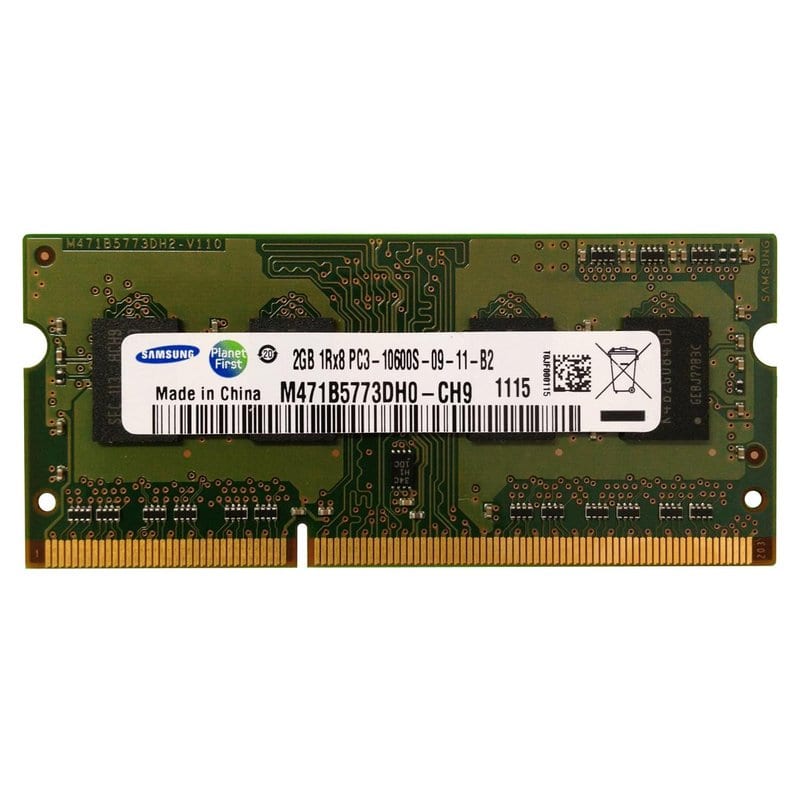 SODIMM DDR3 2Gb 1333MHz Samsung M471B5773DH0-CH9