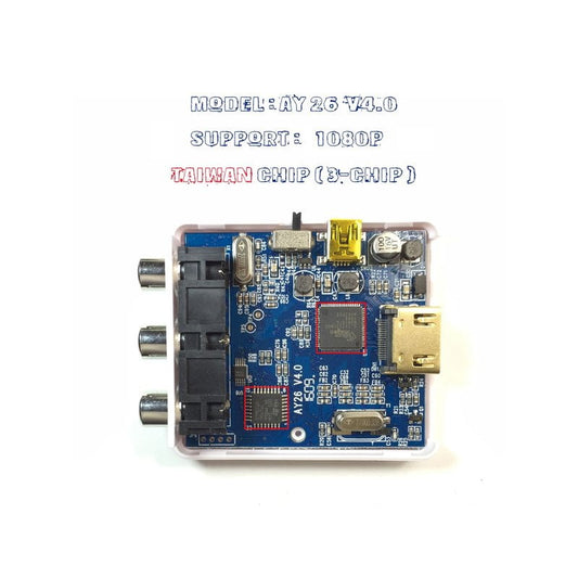 Конвертер HDMI в AV RCA (тюльпан)/audio/3-chip/taiwan chip/SSRiver