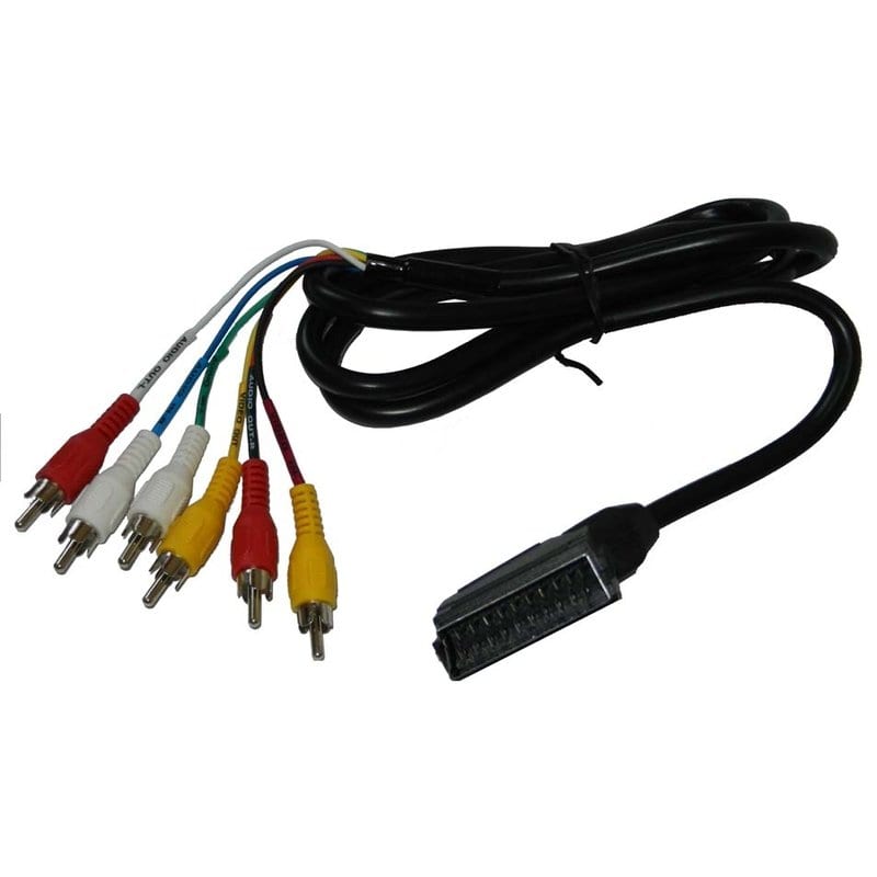 Кабель SCART to 6RCA; 1.2 м