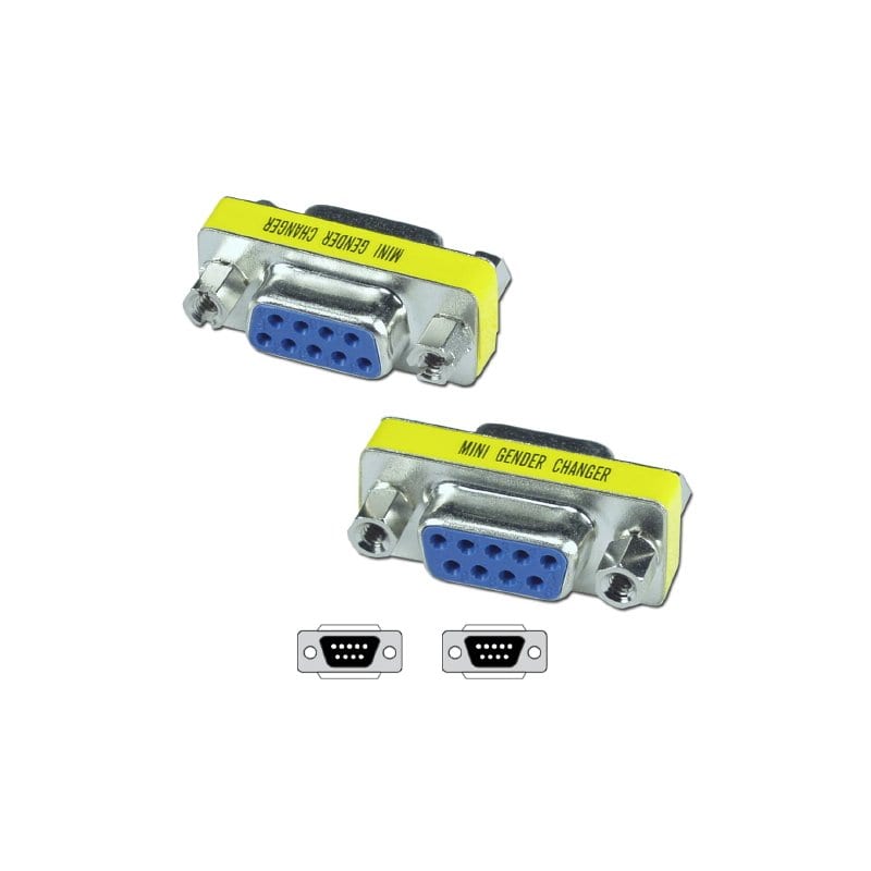 Переходник DB9F(мама)-DB9F(мама)