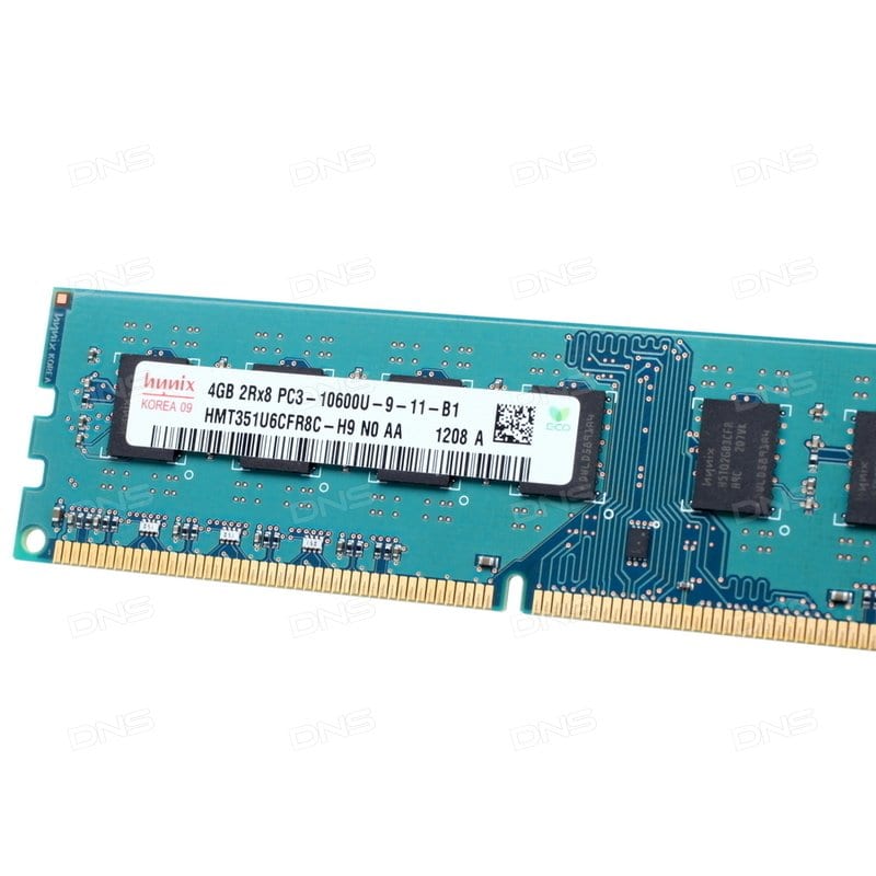 DIMM DDR3 4GB (1333MHz) PC-10600 Hynix (HMT351U6CFR8C-H9)