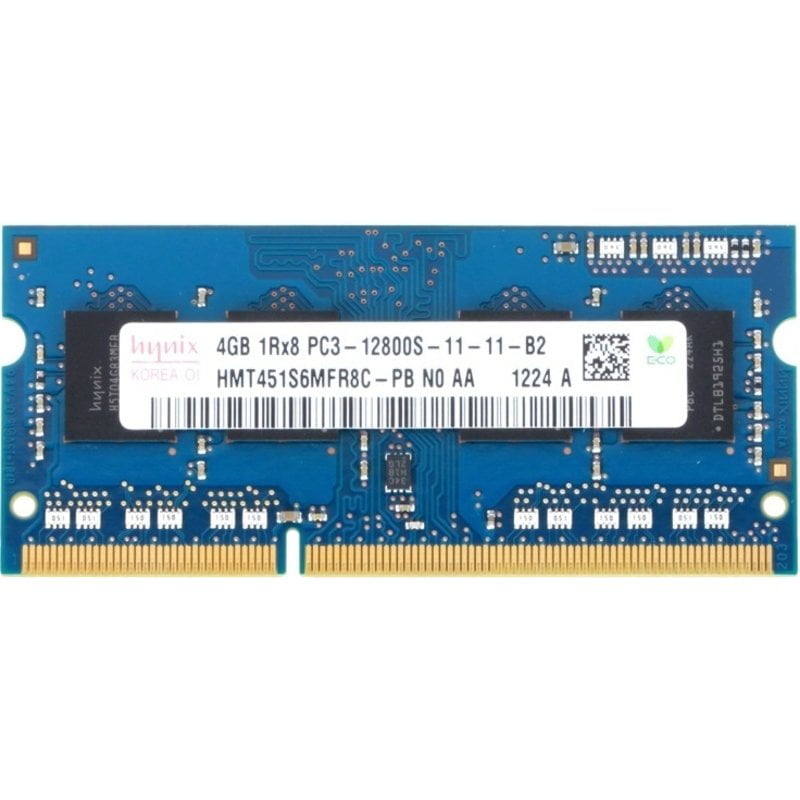 4GB SODIMM DDR3 1333MHz 1.5V Hynix PC3-10600 16Chip HMT451S6MFR8C-H9