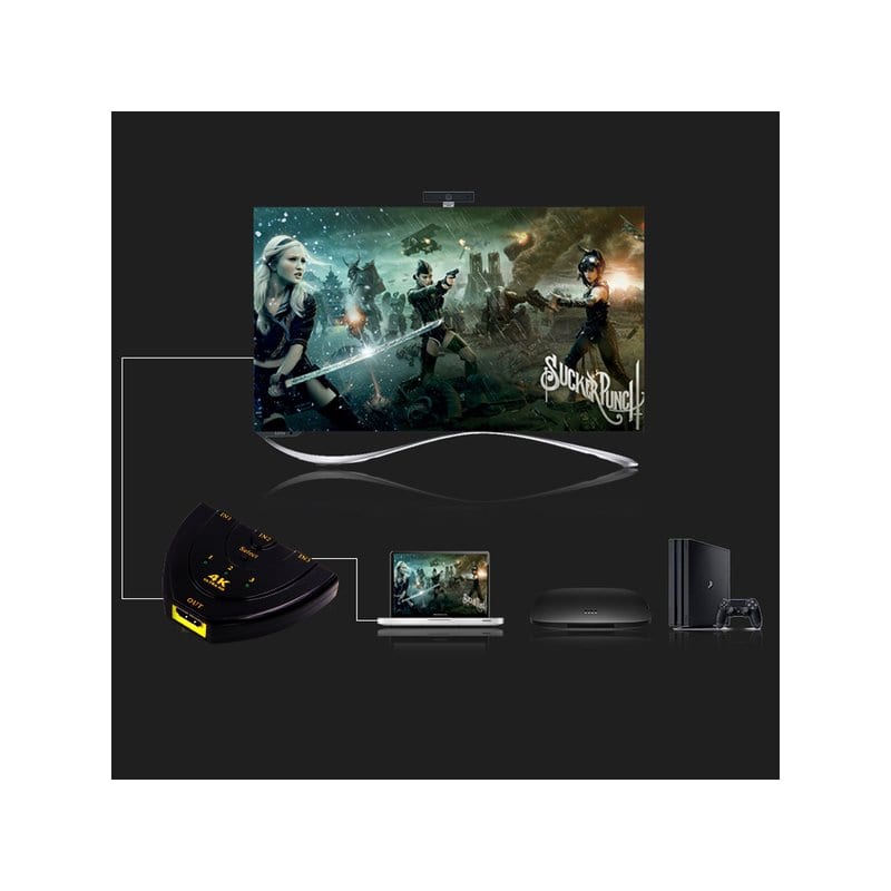 Переключатель портов HDMI 3-портовый switch