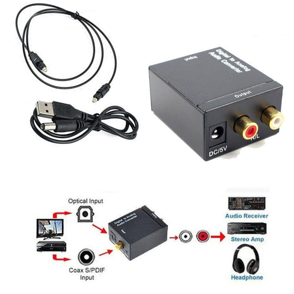 Переходник аудио-оптика на тюльпаны Toslink to RCA; с кабелем