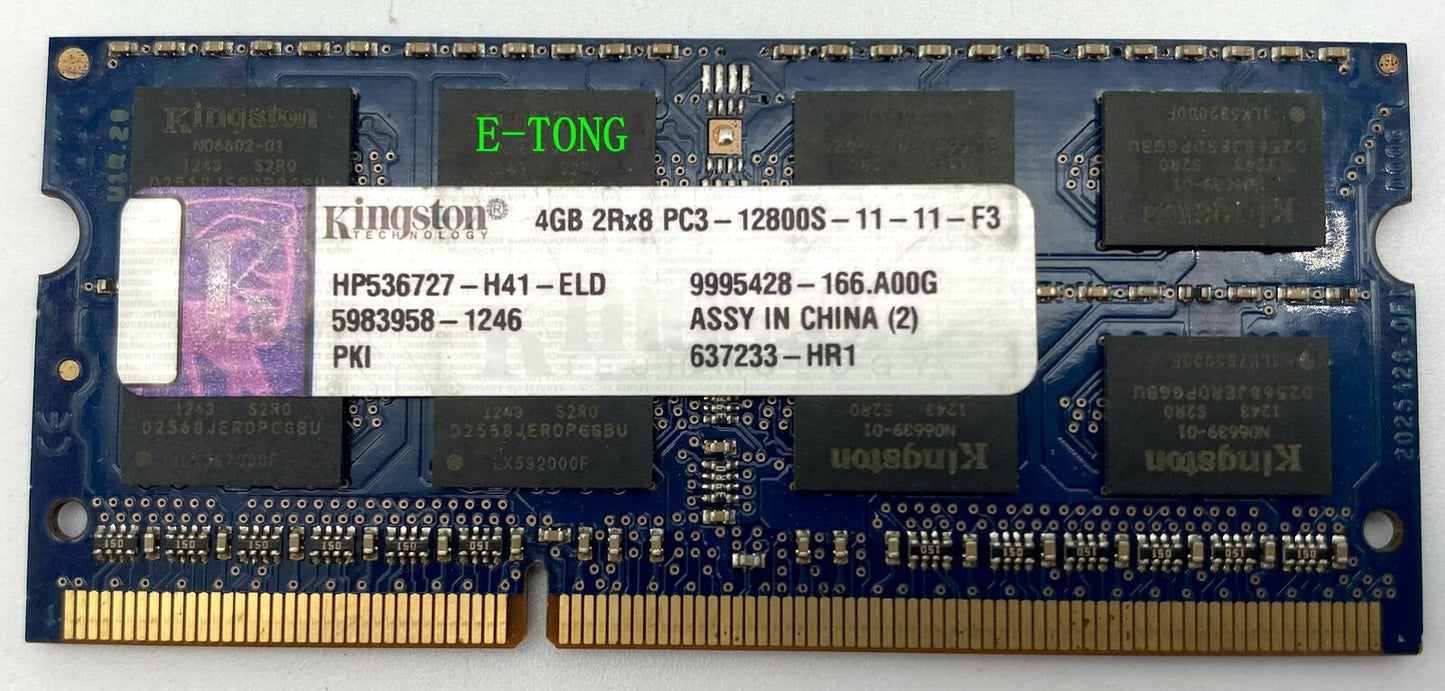 SODIMM 4Gb DDR3 1600 1.5V Kingston (HP536727-H41-ELD)