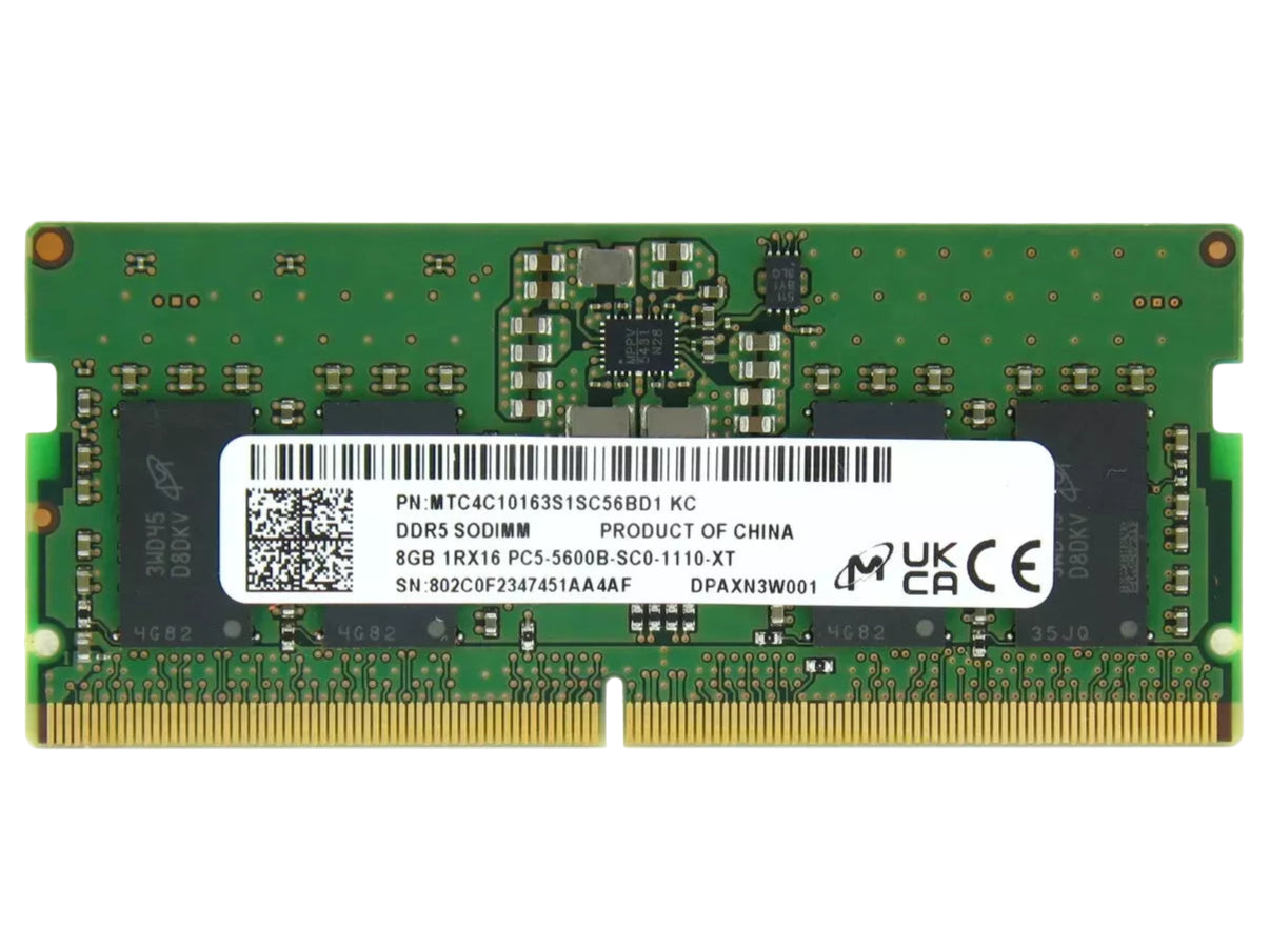 SODIMM 8Gb DDR5 5600 Micron MTC4C10163S1SC56BD1