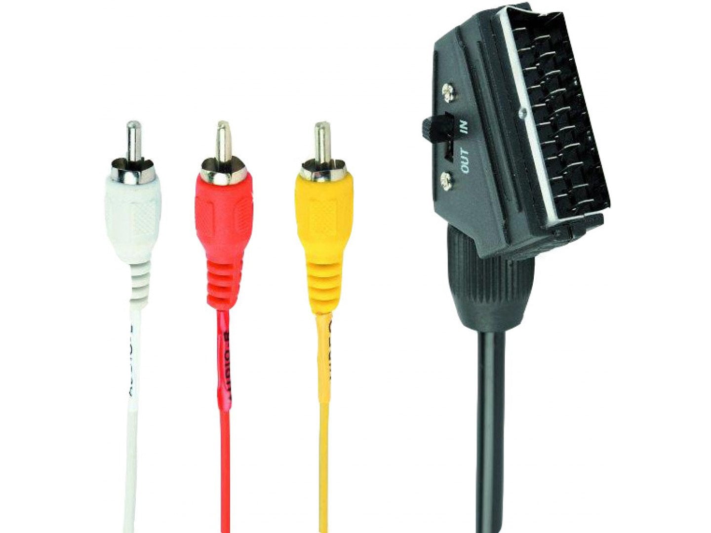 Кабель 3xRCA M - SCART M; 1.5m; Piko (1283126473975)