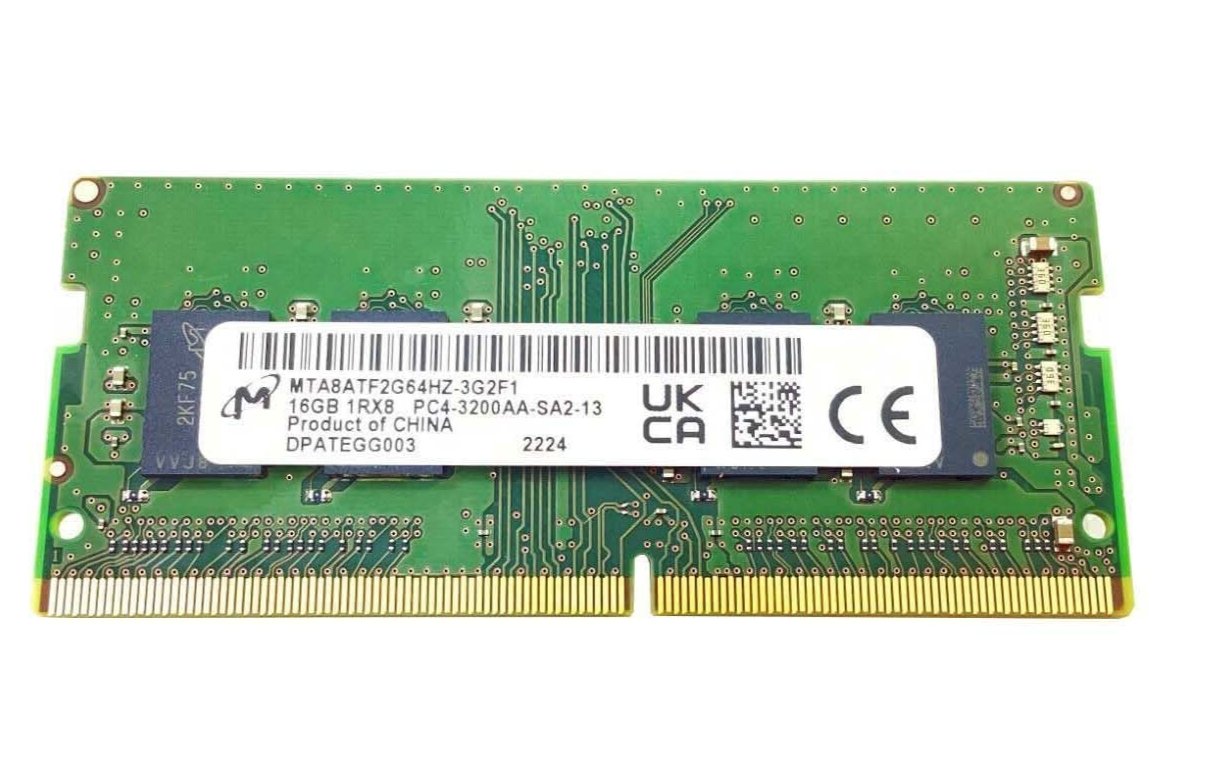 SODIMM Micron 16Gb DDR4 3200MHz MTA8ATF2G64HZ-3G2F1