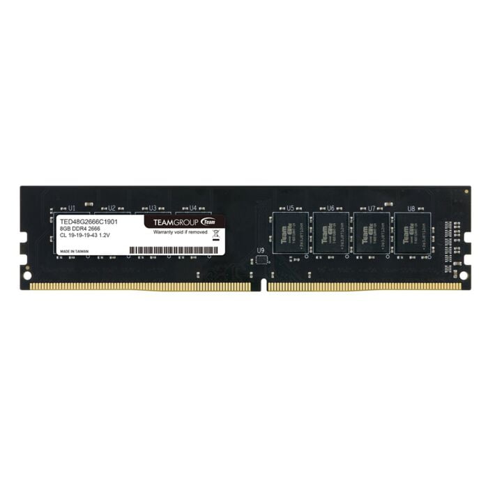DIMM 8Gb DDR4 2666MHz Team Elite TED48G2666C19BK