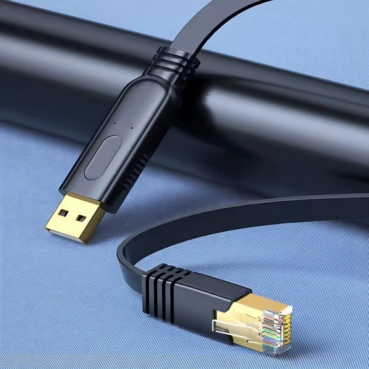 Консольный кабель USB RS232 (RJ45) Prolific PL2303 1.8м