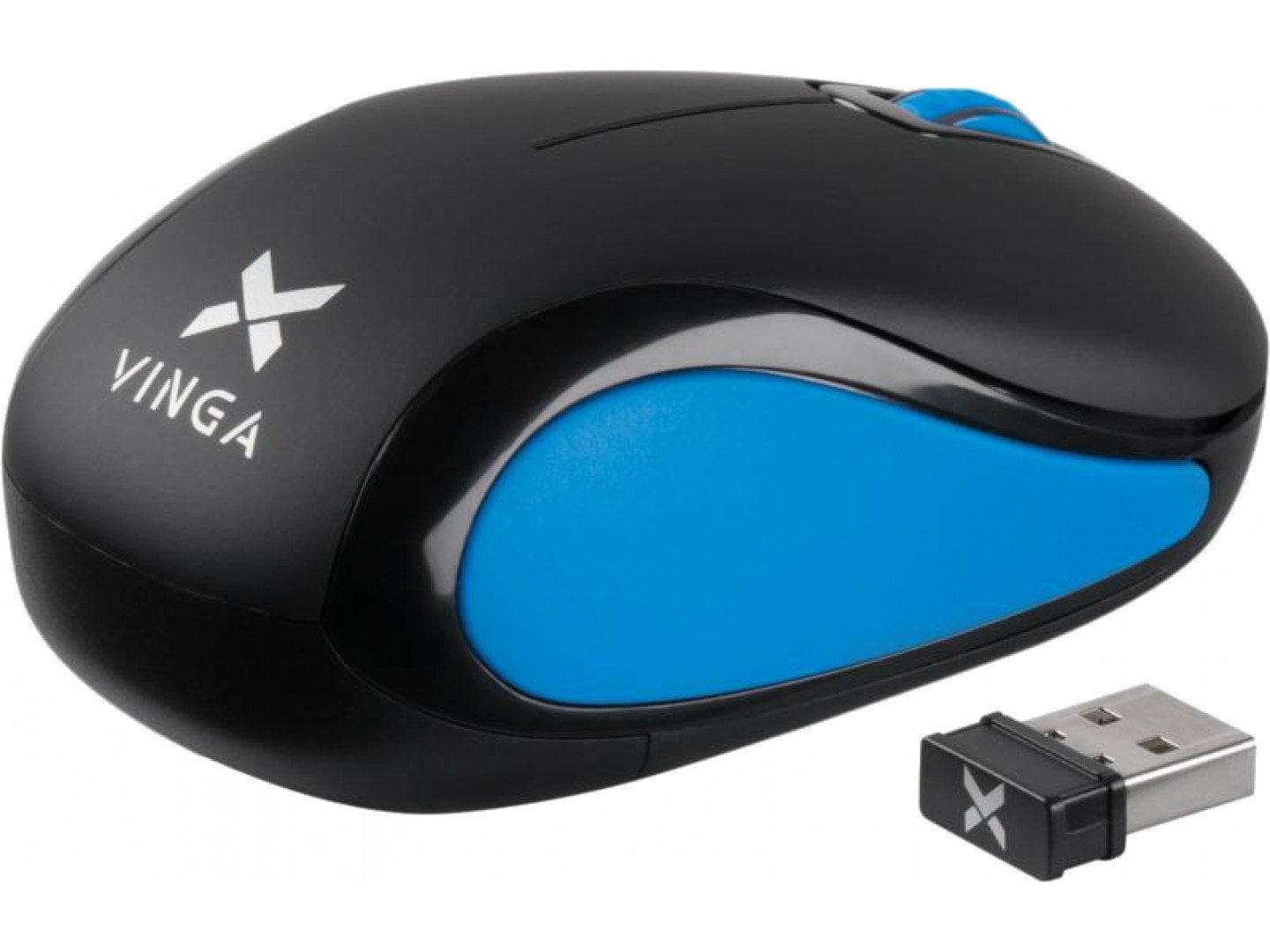 Мишка Vinga MSW-907 black-blue