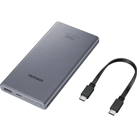 Батарея універсальна Samsung EB-P3300, 10000mAh, 25W, USB Type-C, FC Dark Gray (EB-P3300XJRGRU / EB-P3300XJEGEU)