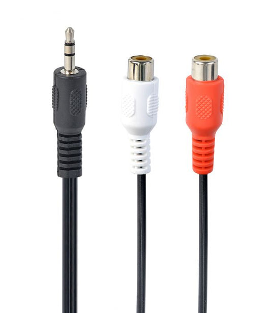 Кабель Jack 3.5mm тато/2RCA мама Cablexpert (CCA-406)