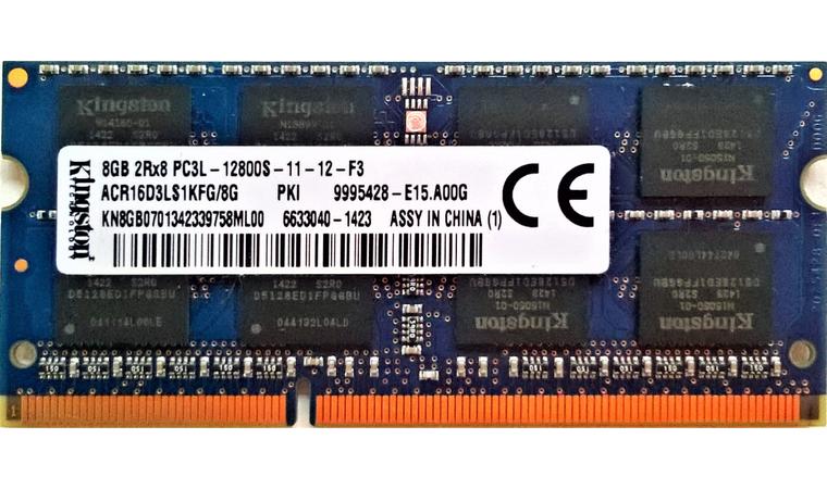 SODIMM 8Gb DDR3L-1600 Kingston ACR16D3LS1KFG/8G
