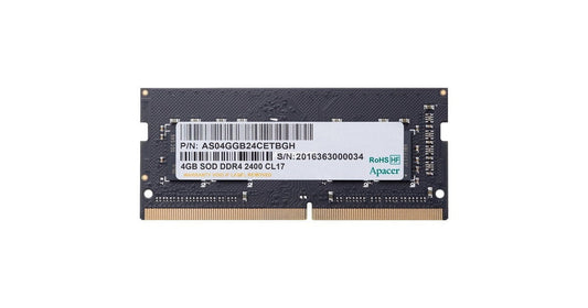SoDIMM DDR4 4GB 2400 MHz Apacer (AS04GGB24CETBGH)