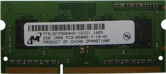 SODIMM DDR3 2GB 1066 MHz pc3-8500 Micron MT8JSF25664HZ-1G1D1