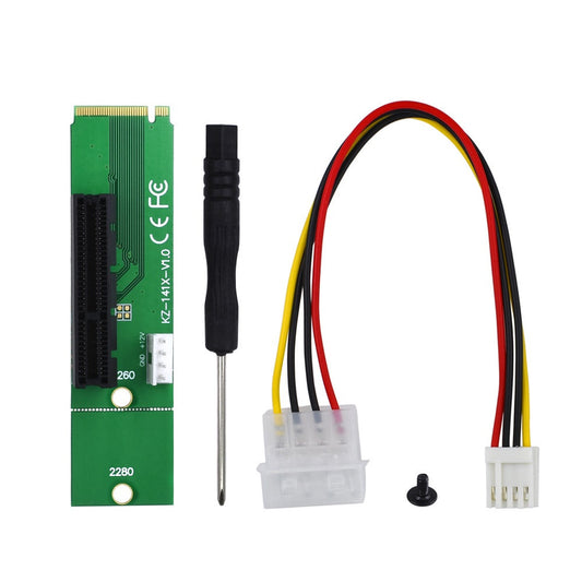 Перехідник NGFF M2 M.2 до PCI-E 4x 1x через райзер Riser адаптер для майнінгу