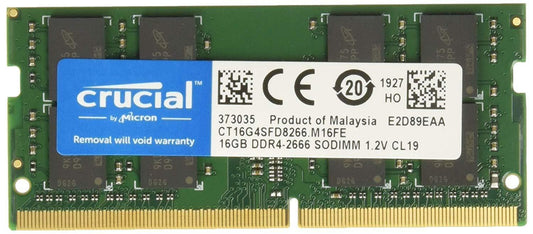 SO-DIMM 16GB DDR4 2666 MHz Crucial CT16G4SFD8266
