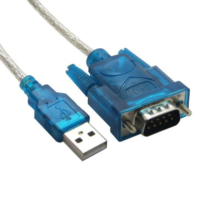 Кабель USB-COM (RS232) / 9 pin / HL340 / драйвера в комплекті