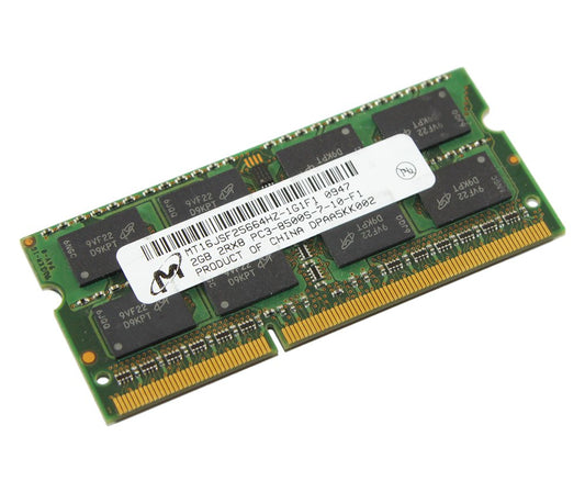 2 GB SODIMM DDR3 1066 MHz Micron (MT16JSF25664HZ-1G1F1)