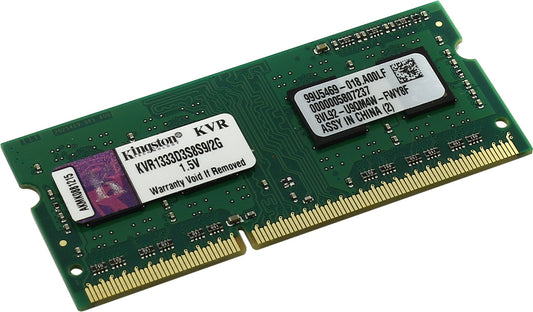 SODIMM DDR3 2GB 1333MHz Kingston KVR1333D3S8S9/2G