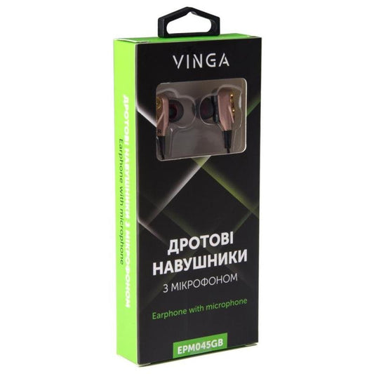 Наушники Vinga EPM045 GoldBlack (EPM045GB)