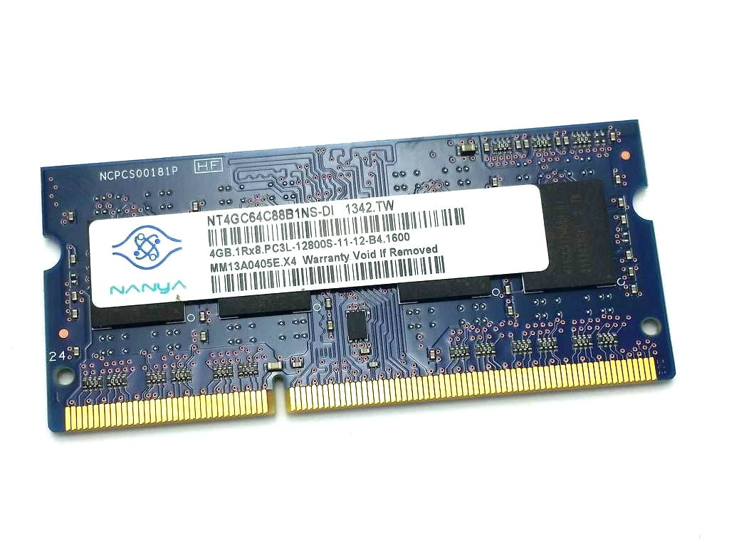 SODIMM 4Gb DDR3L-1600 Nanya NT4GC64C88B1NS-DI