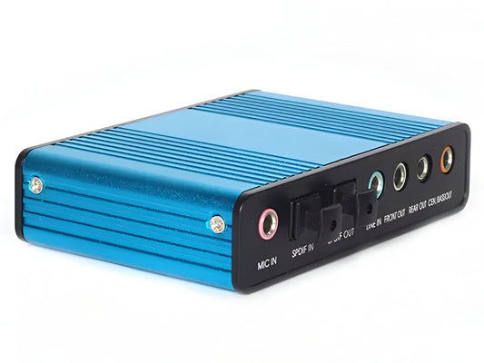 Зовнішня 5.1 USB звукова аудіо карта на 6 каналів SPDIF оптика для ПК ноутбука