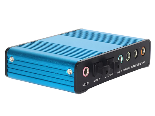 Зовнішня 5.1 USB звукова аудіо карта на 6 каналів SPDIF оптика для ПК ноутбука