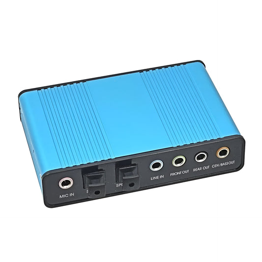 Зовнішня 5.1 USB звукова аудіо карта на 6 каналів SPDIF оптика для ПК ноутбука
