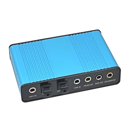 Зовнішня 5.1 USB звукова аудіо карта на 6 каналів SPDIF оптика для ПК ноутбука