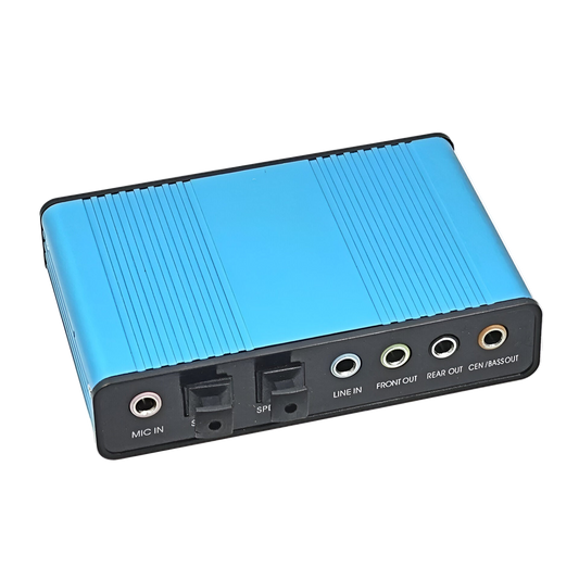 Зовнішня 5.1 USB звукова аудіо карта на 6 каналів SPDIF оптика для ПК ноутбука