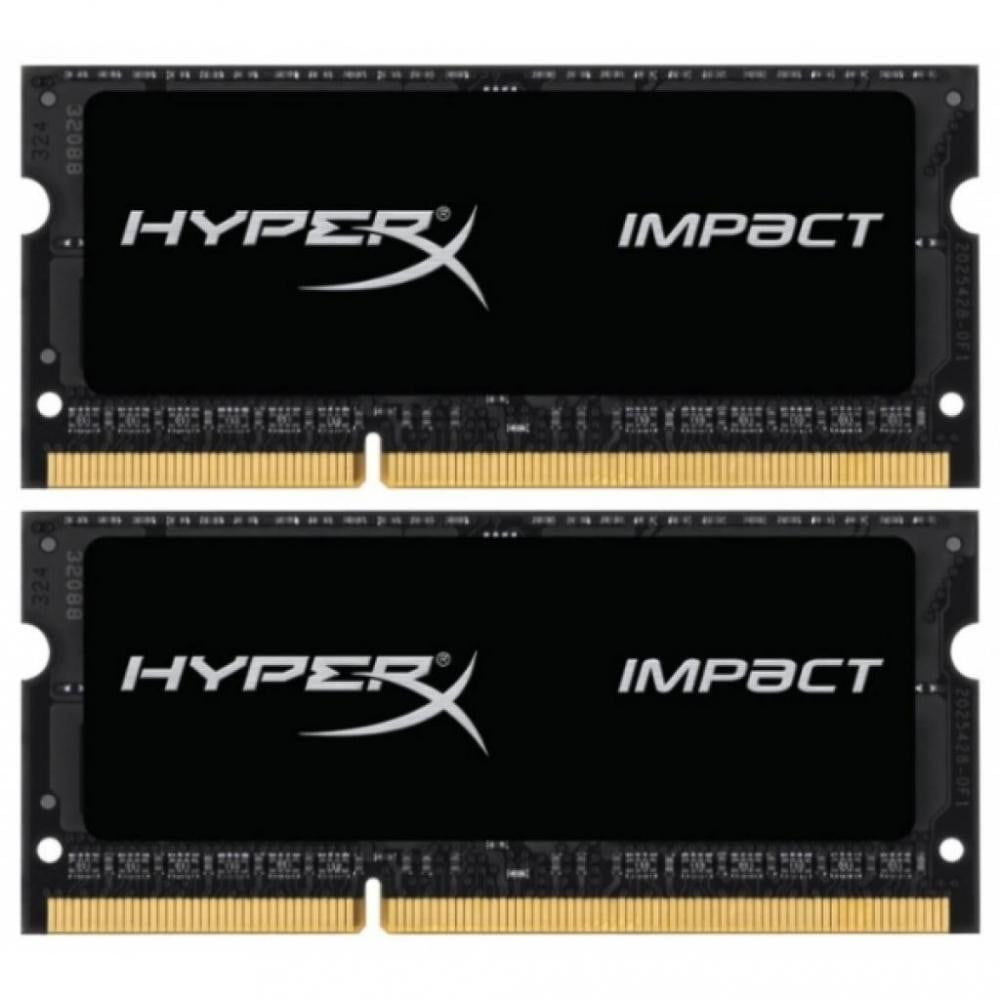 SODIMM DDR3 16GB (2x8GB) 1866 MHz HyperX Impact Black Kingston (HX318LS11IBK2/16)