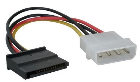 Кабель живлення Molex до SATA, 15 см (CC-SATA-PS-M) Molex F - SATA F, 0.15 м
