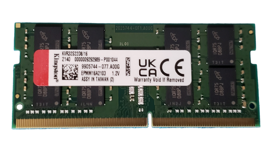 SODIMM 16Gb DDR4 3200MHz Kingston KVR32S22D8/16