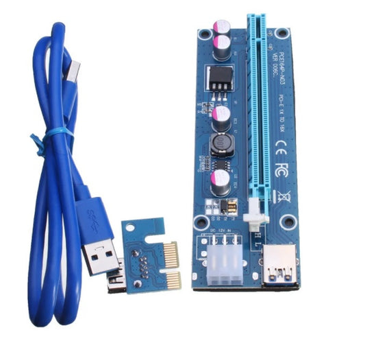 Райзер 6 pin v006C USB 3.0 PCI-E 1X - 16X Riser