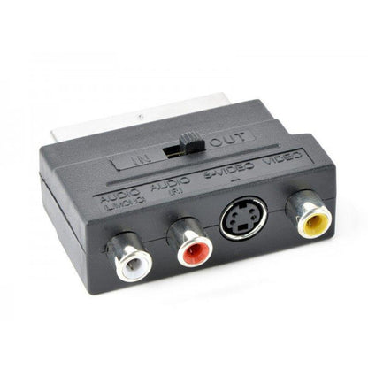 Переходник SCART 3 RCA S-VIDEO адаптер