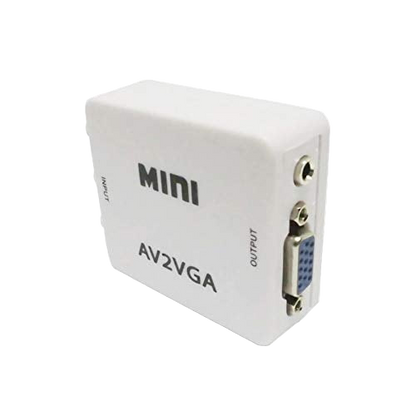 Переходник-конвертер AV RCA/S-Video to VGA AV2VGA Mini активный Tishric 2T76