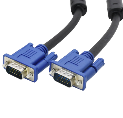 Кабель VGA-VGA 1,5м с ферритовым фильтром 720p, 77453